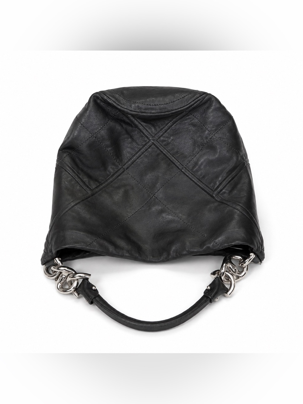⛓️ Salvatore Ferragamo Slouchy Leather Shoulder Bag | Made in Italy ⛓️